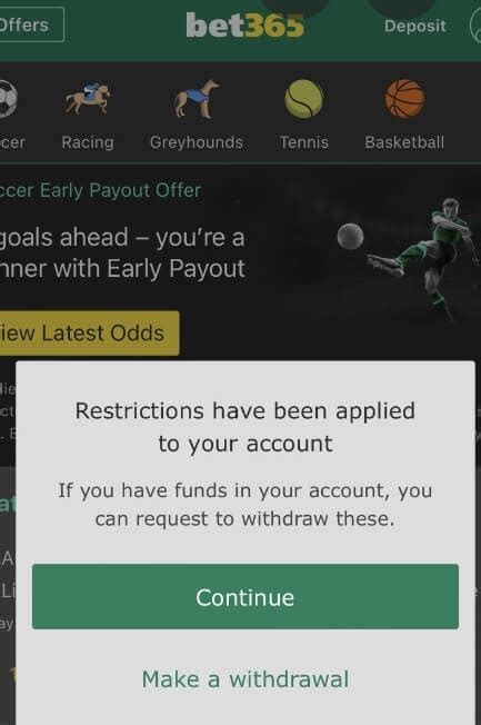 Bet365 mx players account was blocked